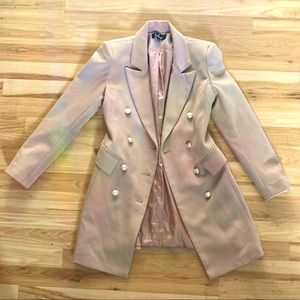Lulu’s Captains Blog Brown Coat Double Breasted S